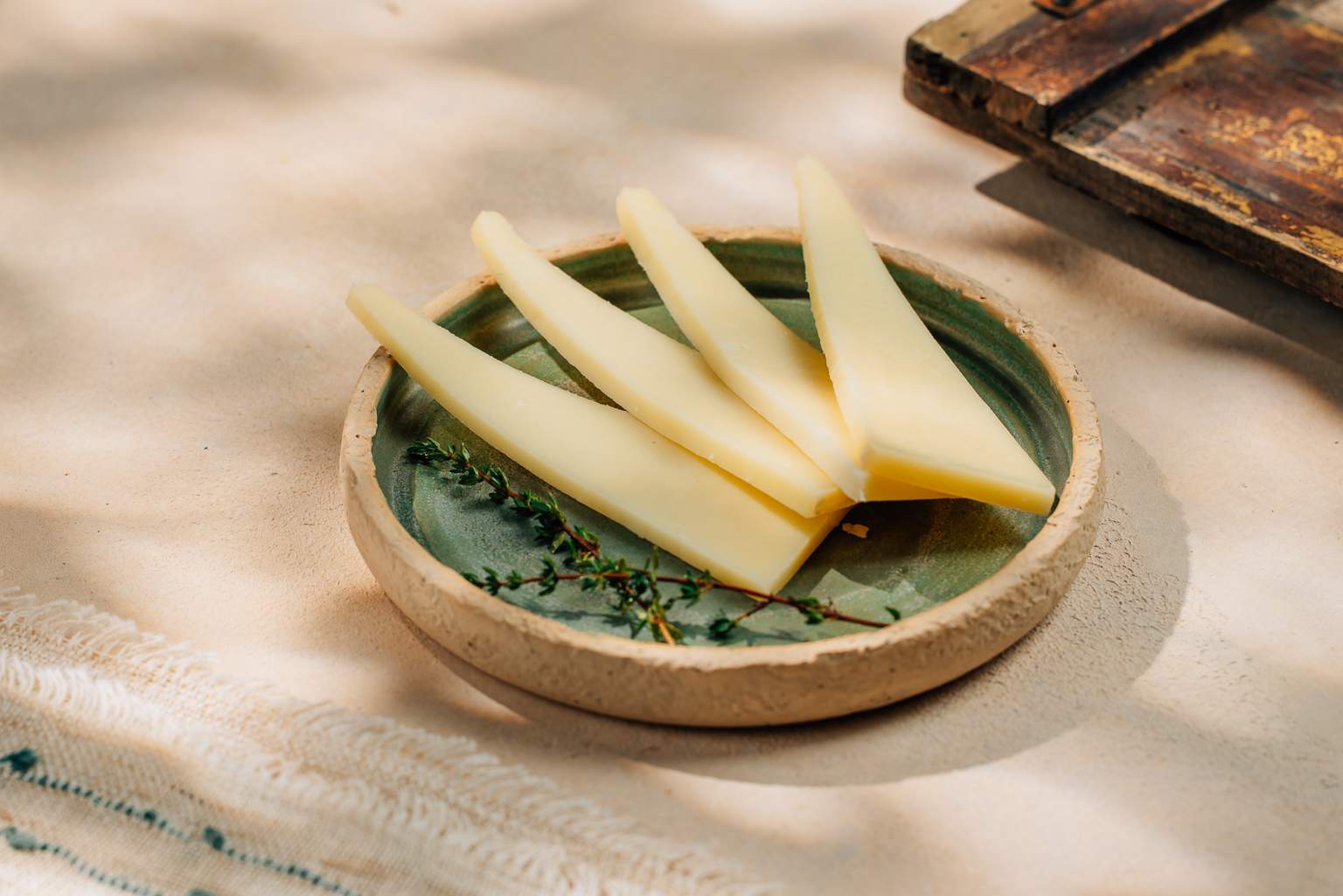 Aged kaşar cheese