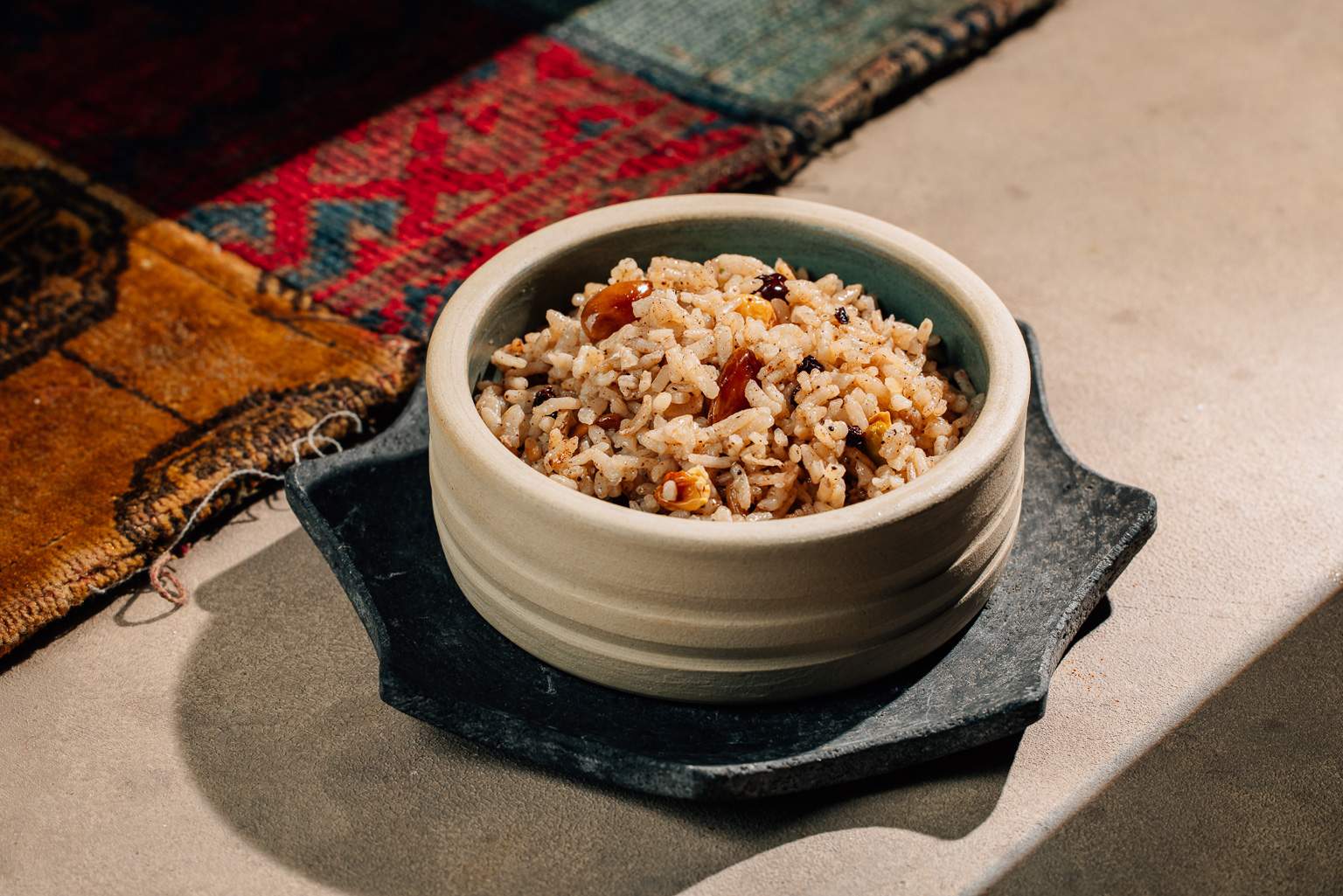 Spiced rice pilaf