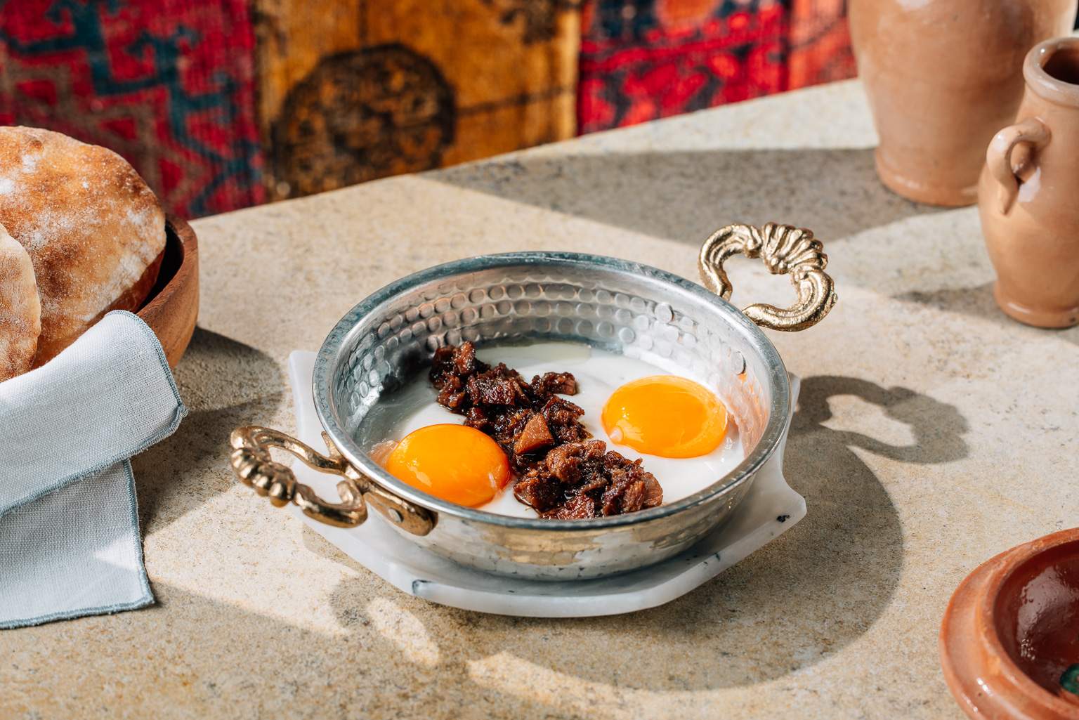 Fried Egg with Cavurma-Style Meat
