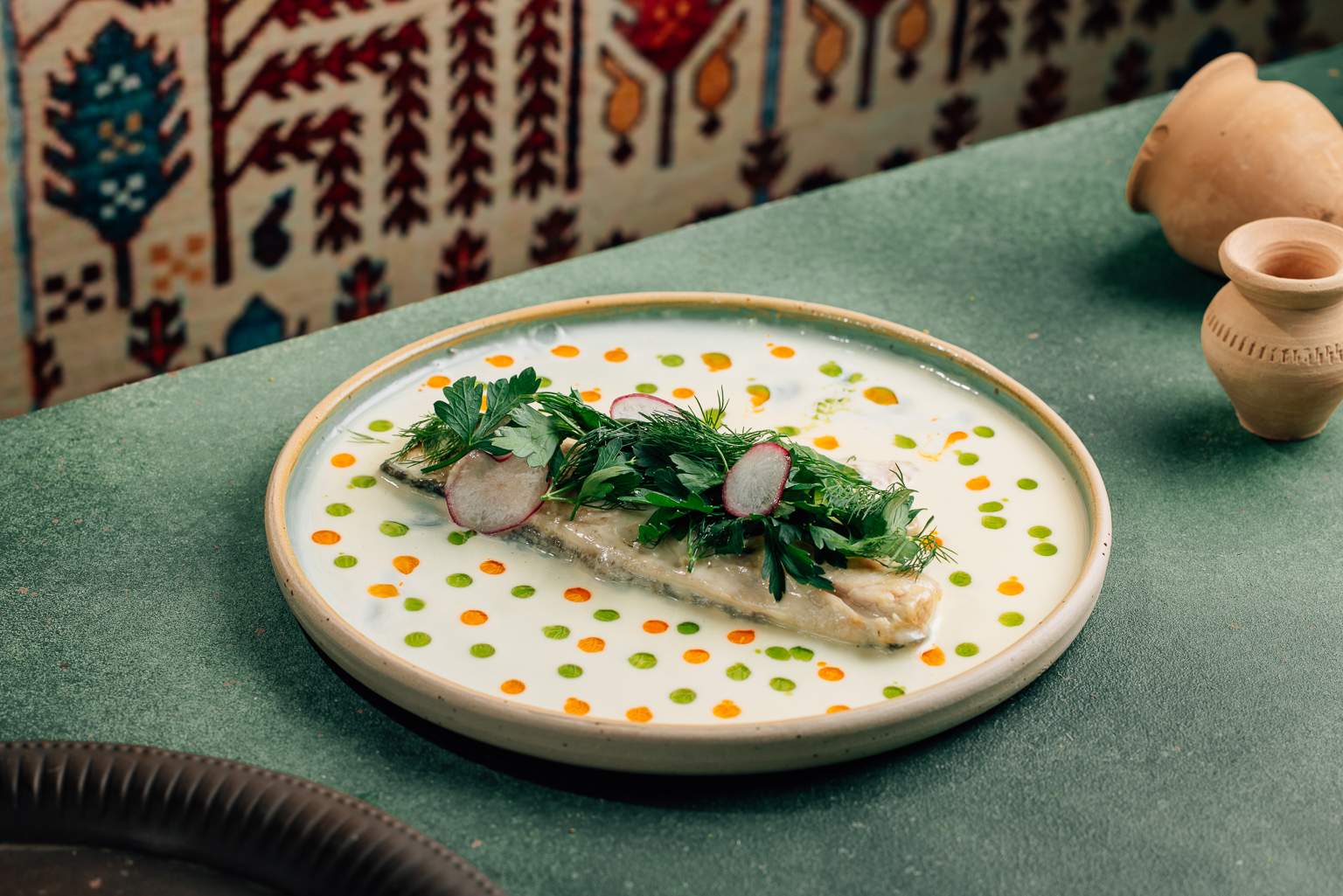 Sea bass Sauce Vide