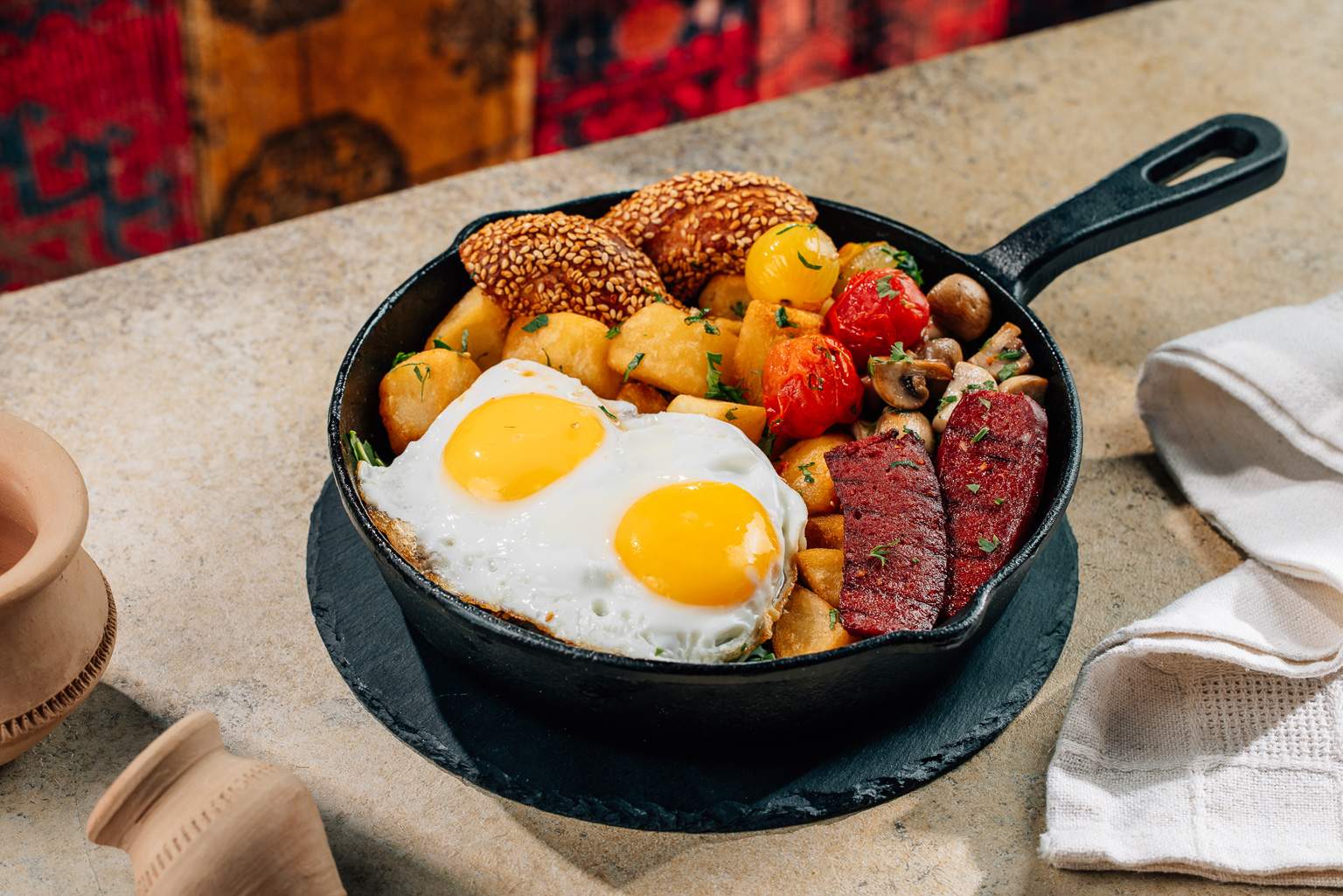 Turkish Pan-cooked Breakfast