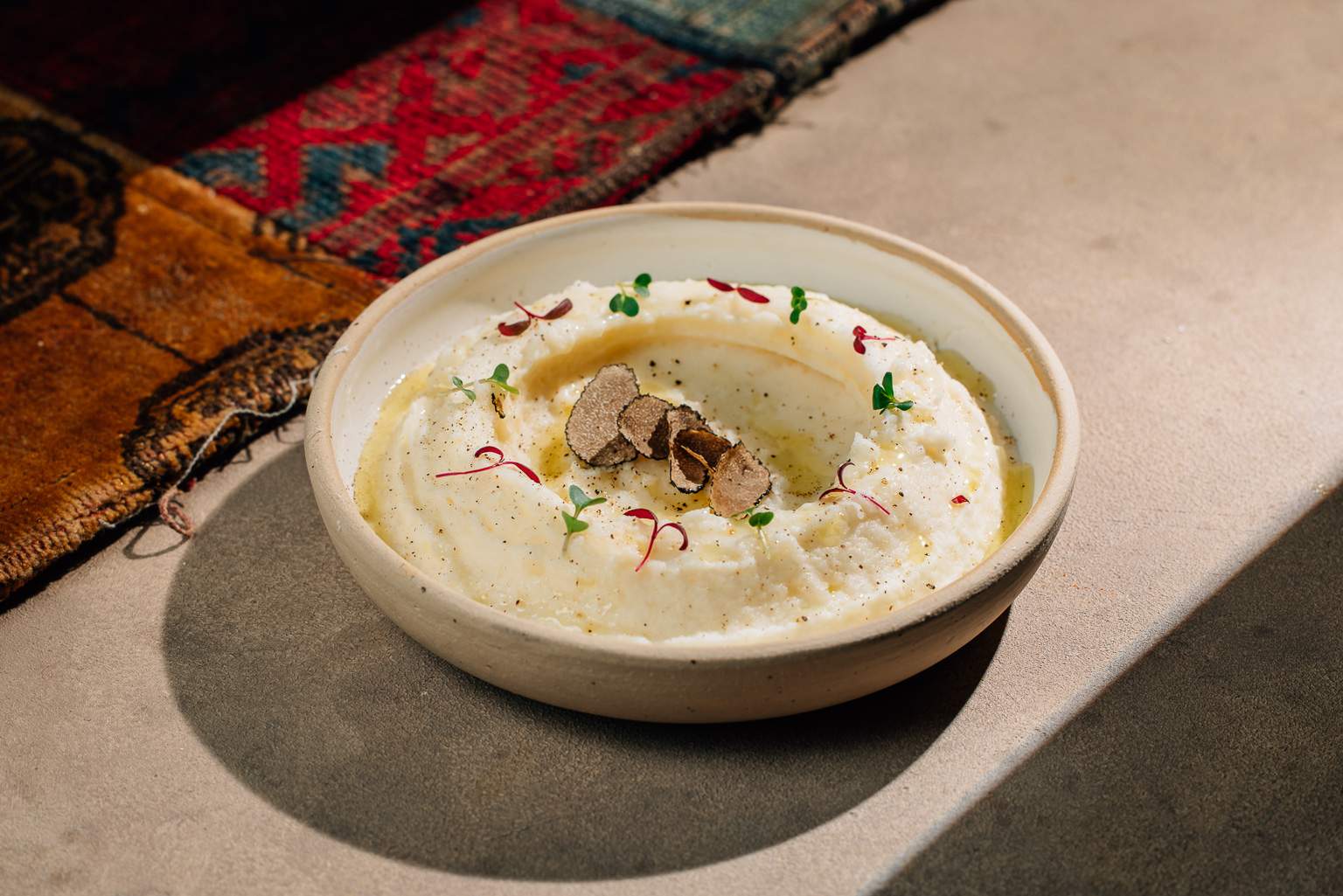 With truffle Potatoes Purée