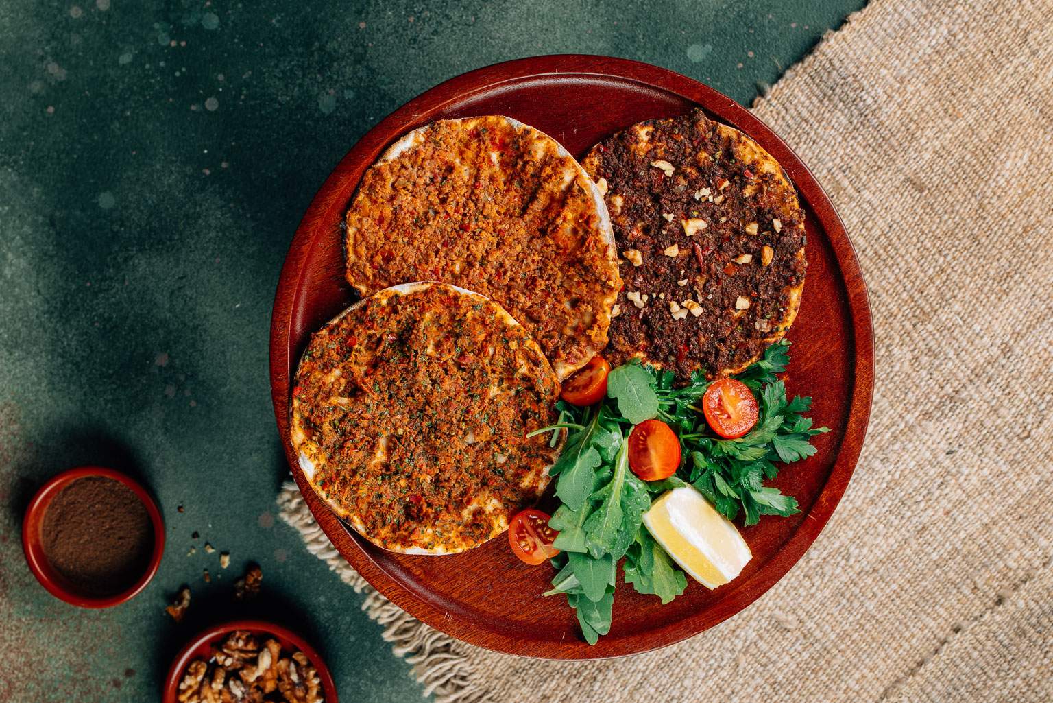 Urfa & Antep & Kilis Hazelnut Lahmacun